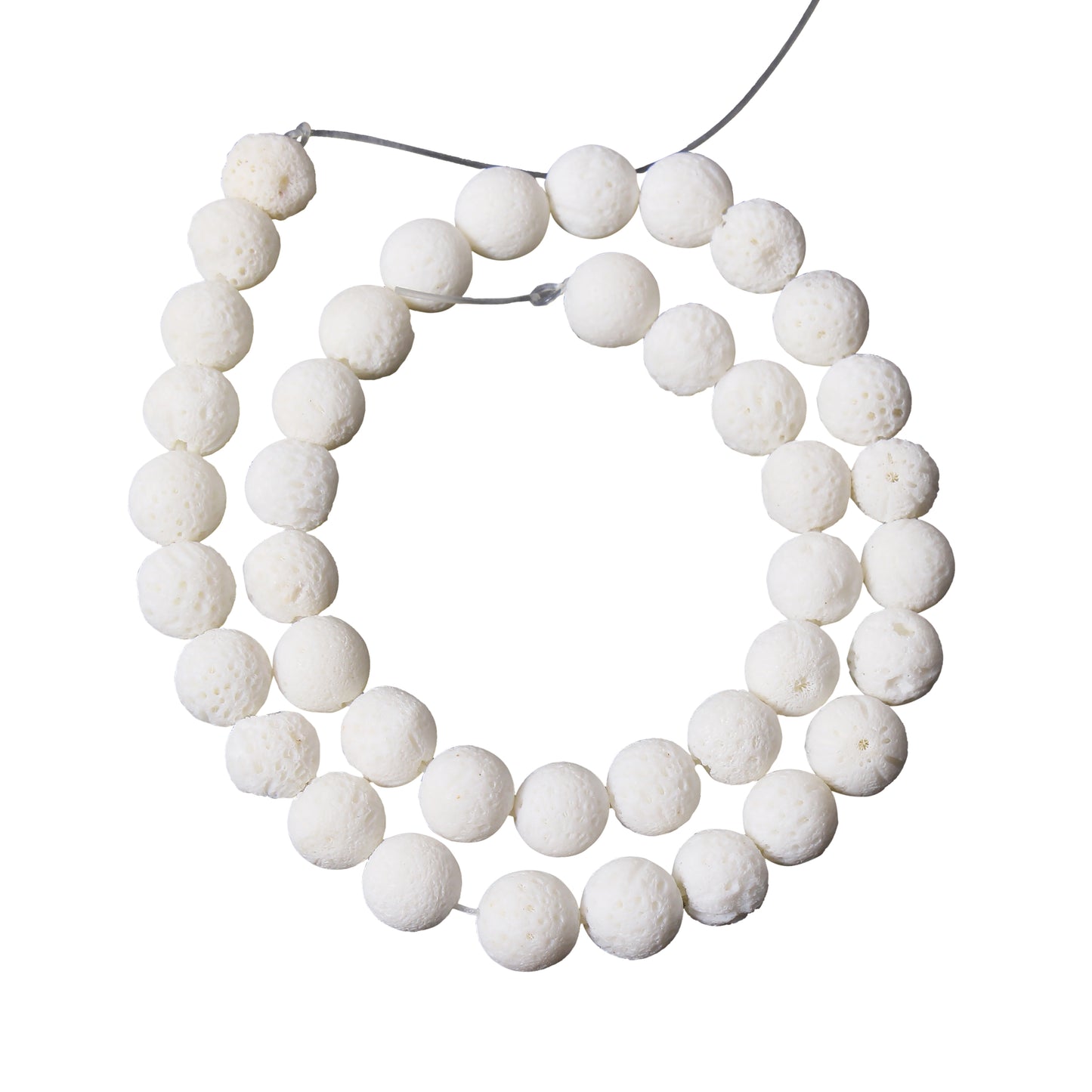 Design Elegant Jewelry with Natural White Coral Gemstone Beads – 16" Strand of Organic Beauty