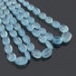 Create Serene Jewelry With Natural Aquamarine Gemstone Beads – 16" Strand of Oceanic Beauty