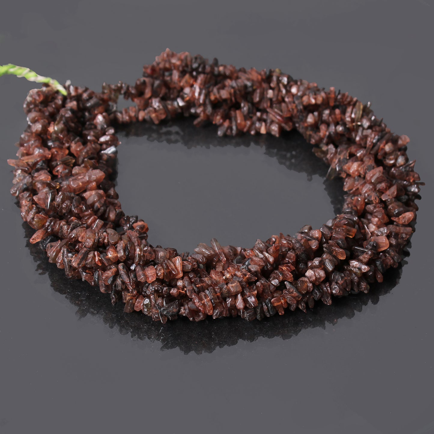 Natural Andalusite Uncut Chips Gemstone Beads Strand – Unique Raw Beads for Jewelry