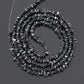 Natural Hematite Uncut Chips Gemstone Beads Strand – Unique Raw Beads for Crafting