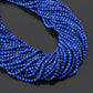 Natural Lapis Lazuli Smooth Round Gemstone Beads Strand – Rich Blue Elegance