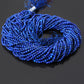 Natural Lapis Lazuli Smooth Round Gemstone Beads Strand – Rich Blue Elegance