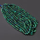 Natural Azurite Malachite Smooth Rondelle Gemstone Beads Strand – Create Stunning Jewelry Designs