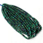 Natural Azurite Malachite Smooth Rondelle Gemstone Beads Strand – Create Stunning Jewelry Designs