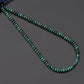 Natural Azurite Malachite Smooth Rondelle Gemstone Beads Strand 16" inches  – Elevate Your Jewelry Design