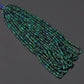 Natural Azurite Malachite Smooth Rondelle Gemstone Beads Strand 4-5mm – Design Elegant Jewelry Creations