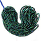 Natural Azurite Malachite Smooth Rondelle Gemstone Beads Strand 4-5mm – Design Elegant Jewelry Creations