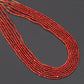 Natural Red Cubic Zircon Gemstone Beads Strand – Ignite Your Jewelry Designs