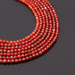 Natural Red Cubic Zircon Gemstone Beads Strand – Ignite Your Jewelry Designs