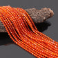 Natural Orange Cubic Zircon Gemstone Beads Strand – Energize Your Jewelry Creations