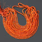 Natural Orange Cubic Zircon Gemstone Beads Strand – Energize Your Jewelry Creations