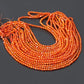 Natural Orange Cubic Zircon Gemstone Beads Strand – Energize Your Jewelry Creations