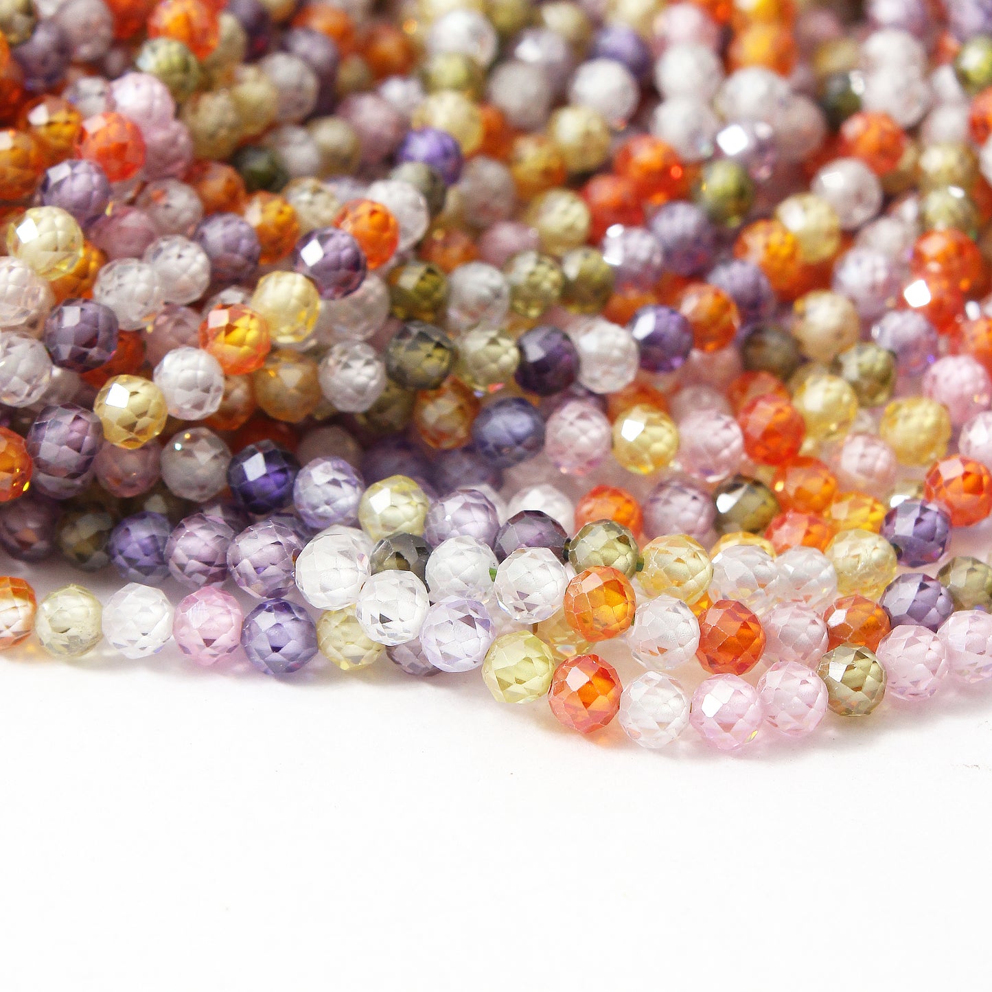 Natural Multi-Color Zircon Gemstone Beads Strand – Illuminate Your Jewelry Creations