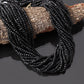 Natural Black Tourmaline Gemstone Beads Strand – Empower Your Jewelry Designs