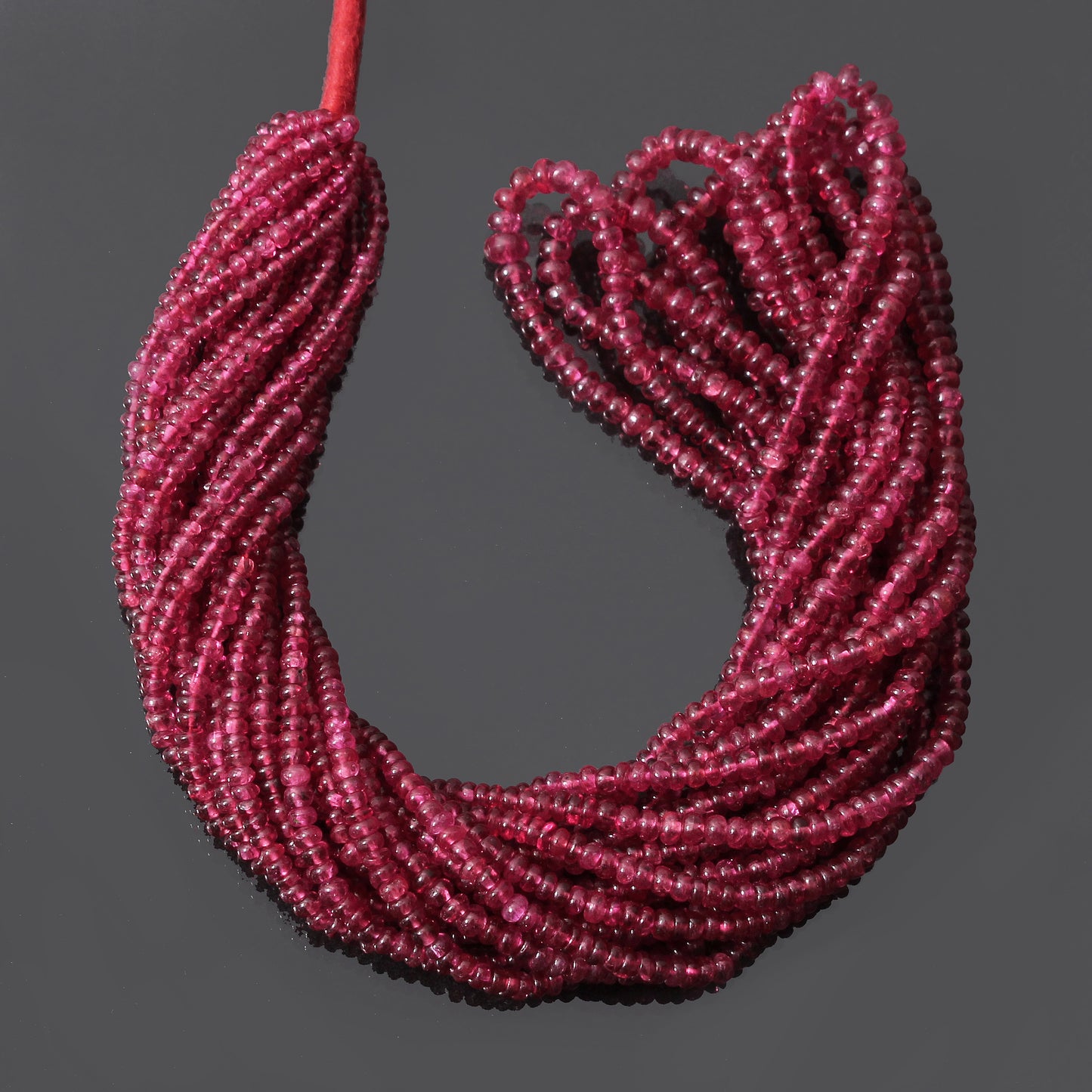 Natural Red Spinel Gemstone Beads Strand 16 Inches – Illuminate Your Creations