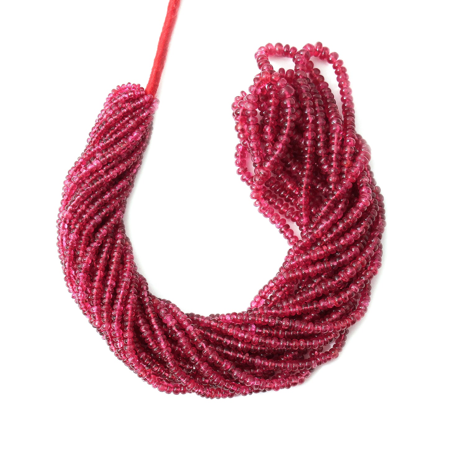 Natural Red Spinel Gemstone Beads Strand 16 Inches – Illuminate Your Creations