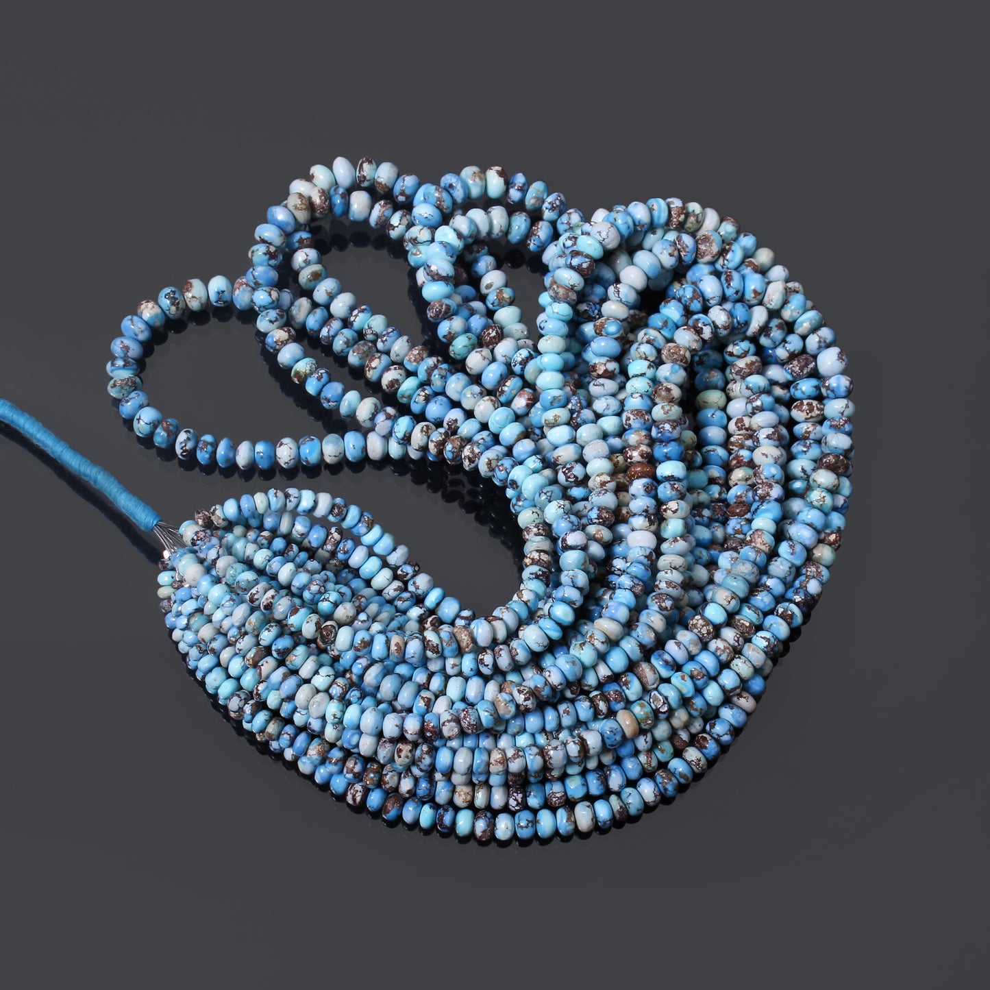 Premium Golden Hills Turquoise heishi beads jewelry making