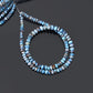 Golden Hills Turquoise heishi beads 4.5–7mm natural blue