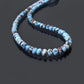 Natural blue Golden Hills Turquoise heishi beads strand