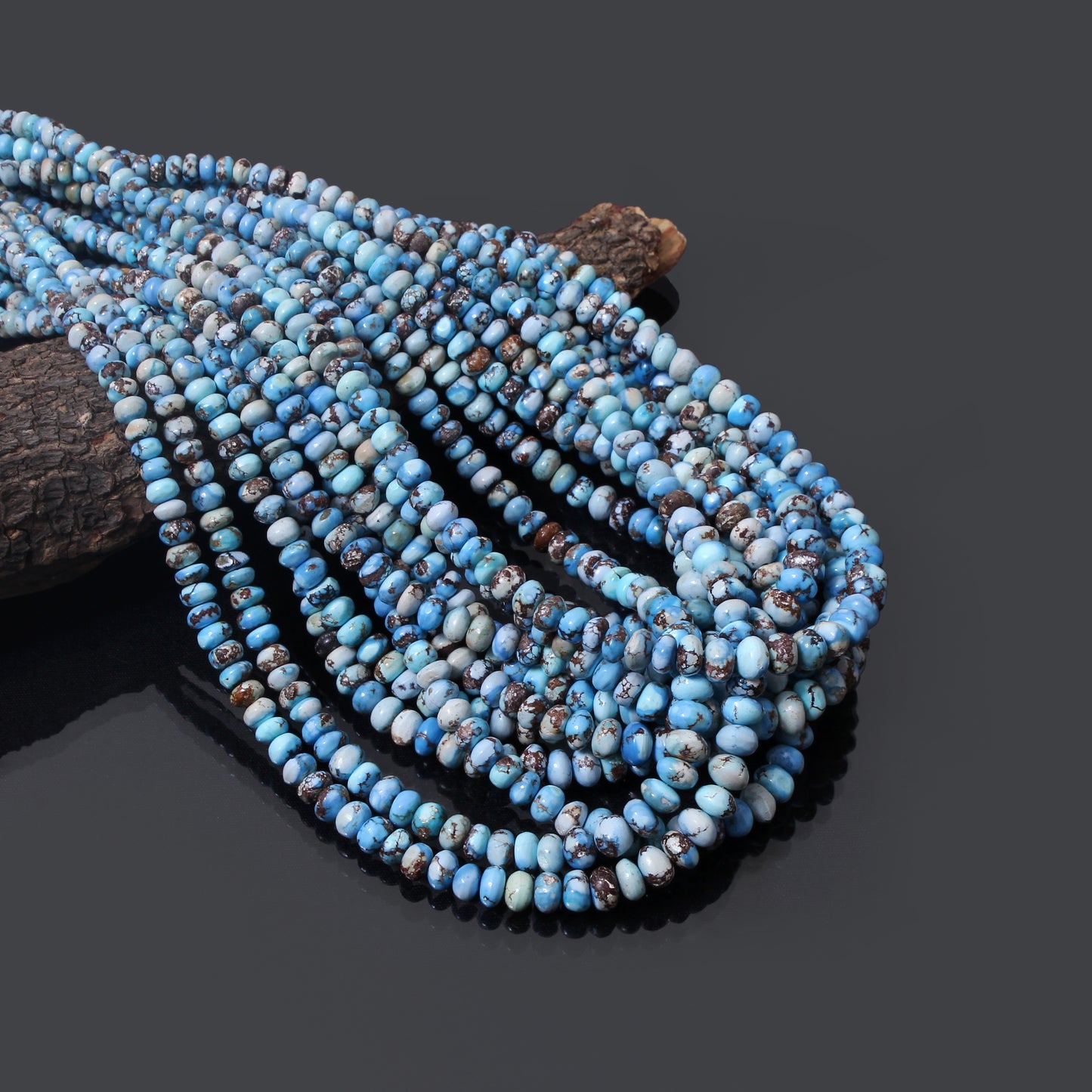 Jewelry making Golden Hills Turquoise heishi beads