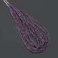 Natural Purple Herkimer Diamond Uncut Chips Beads 2x3 mm – Sparkling Raw Gemstone Strands for Jewelry Making