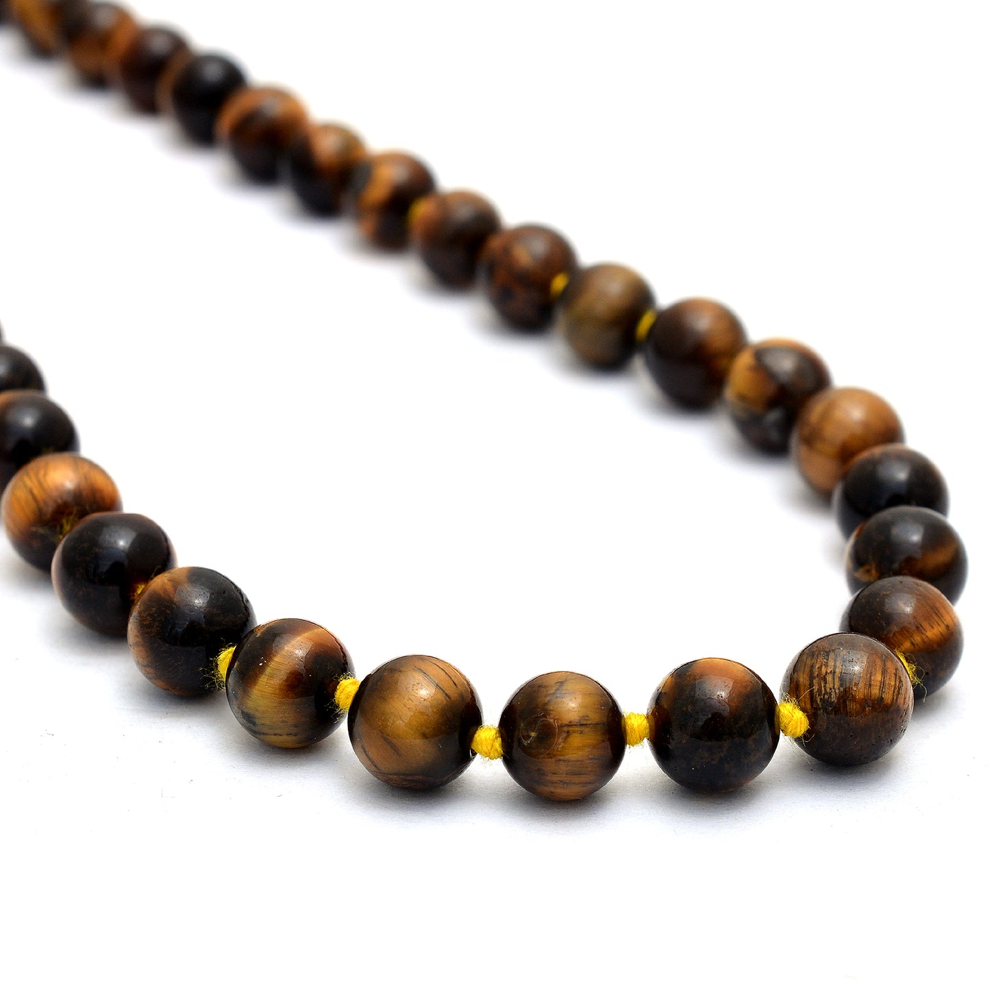 Tiger Eye Japa Mala - Empowerment & Grounding Healing Beads