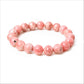 High Quality Rhodochrosite Beaded Stretch Bracelet