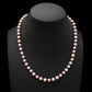 Handmade Ruby Pearl Rondelle Beads Silver Necklace: A Timeless Symbol of Love and Beauty