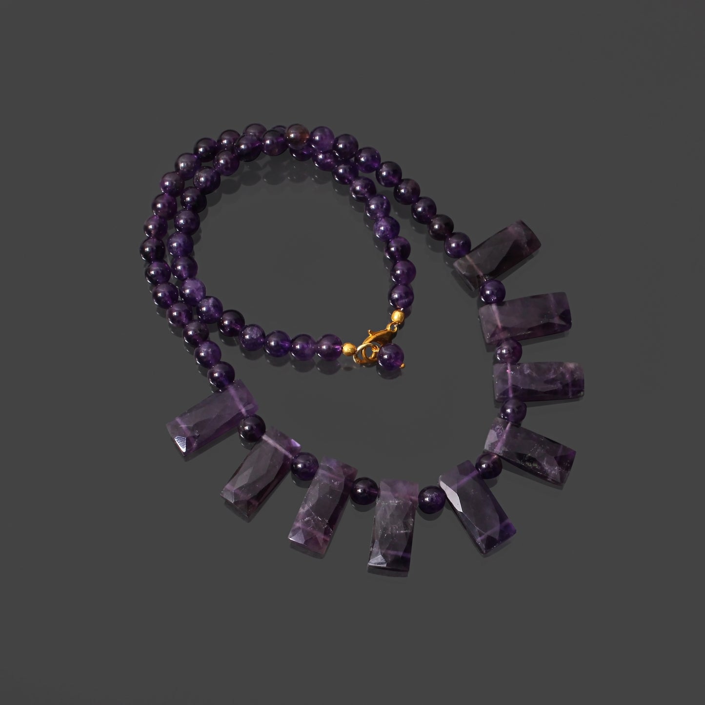 Purple Amethyst Designer Necklace