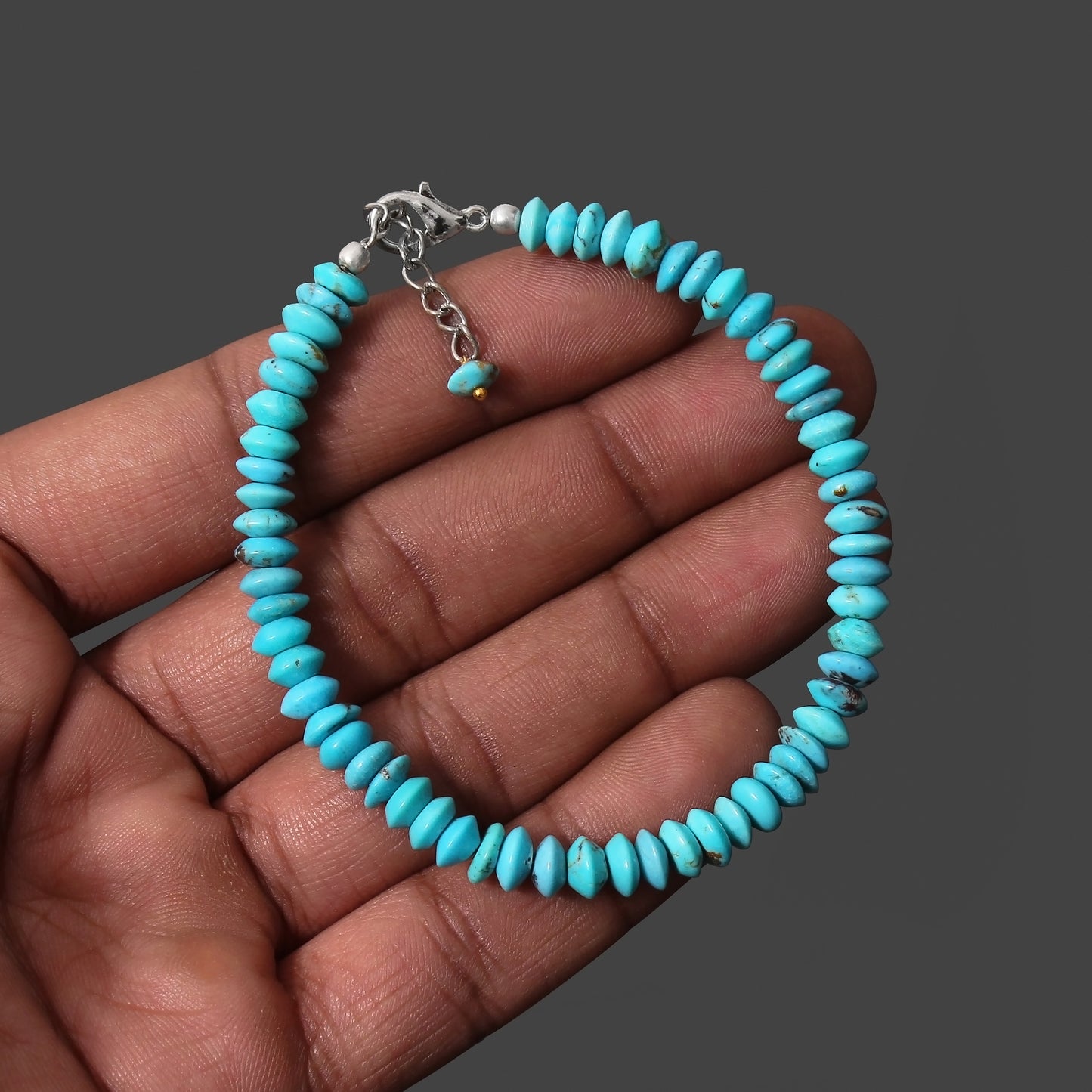 Essence: Turquoise Saucer-Shaped 6mm Bracelet