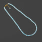 Larimar round  Beaded Necklace , beautyfull necklace for Her best Gift For anniversary