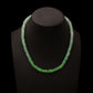 Serene Melody: Chrysoprase Carving Watermelon Necklace 6.5mm to 7mm