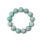 Round Amazonite beaded bracelet