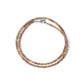 Natural Multi-Color Sapphire Faceted Bead Necklace | Genuine Sapphire Gemstone Jewelry with Silver Clasp