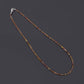 Natural Multi-Color Sapphire Faceted Bead Necklace | Genuine Sapphire Gemstone Jewelry with Silver Clasp
