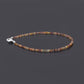 Natural Multi-Color Sapphire Faceted Bead Bracelet | Genuine Sapphire Gemstone Jewelry with Silver Clasp