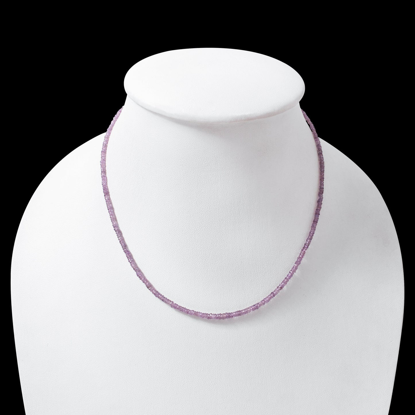 High Quality Natural Purple Sapphire Faceted Bead Bracelet | Genuine Sapphire Gemstone Minimalist Jewelry