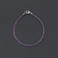 Natural Purple Sapphire Faceted Beaded Necklace – Dainty Handmade Sapphire Gemstone Jewelry | Elegant Feminine Statement Piece
