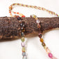 Natural Multi Tourmaline Plain Tumble Gemstone Necklace – Multicolor Tourmaline Beaded Statement Jewelry