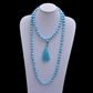 Larimar Gemstone Japa Mala - Embrace Serenity & Emotional Healing