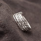 925 Sterling Silver Stylish Wire Wrapped Ring – Textured Silver Design for Modern Minimalist Look