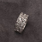 925 Sterling Silver Swirl Pattern Ring – Artistic Filigree Design for Timeless Elegance