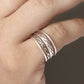 925 Sterling Silver Multi-Layer Ring – Modern Stackable Band for Everyday Elegance