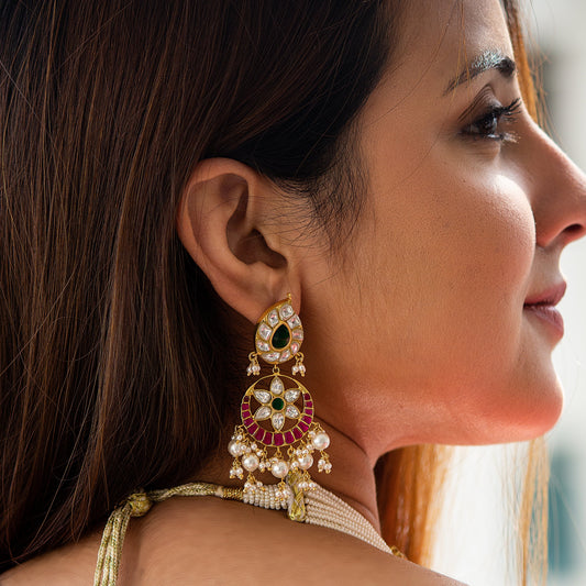 Ethnic Traditional Earring Elegance Jewelry For Her
