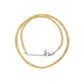 Natural Yellow Sapphire (Pukhraj) Faceted Rondelle Bead Necklace | Handmade Healing Gemstone Jewelry