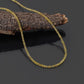 pukhraj yellow sapphire beaded necklace with silver clasp