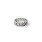 Sterling Silver Linked Chain Ring | Stylish Minimalist Link Design Ring for Everyday Wear