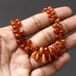 Adorable Orange Kyanite Briolette Faceted Drop Shape Beads 10 Inch Jewelry Making Strand GemsRush