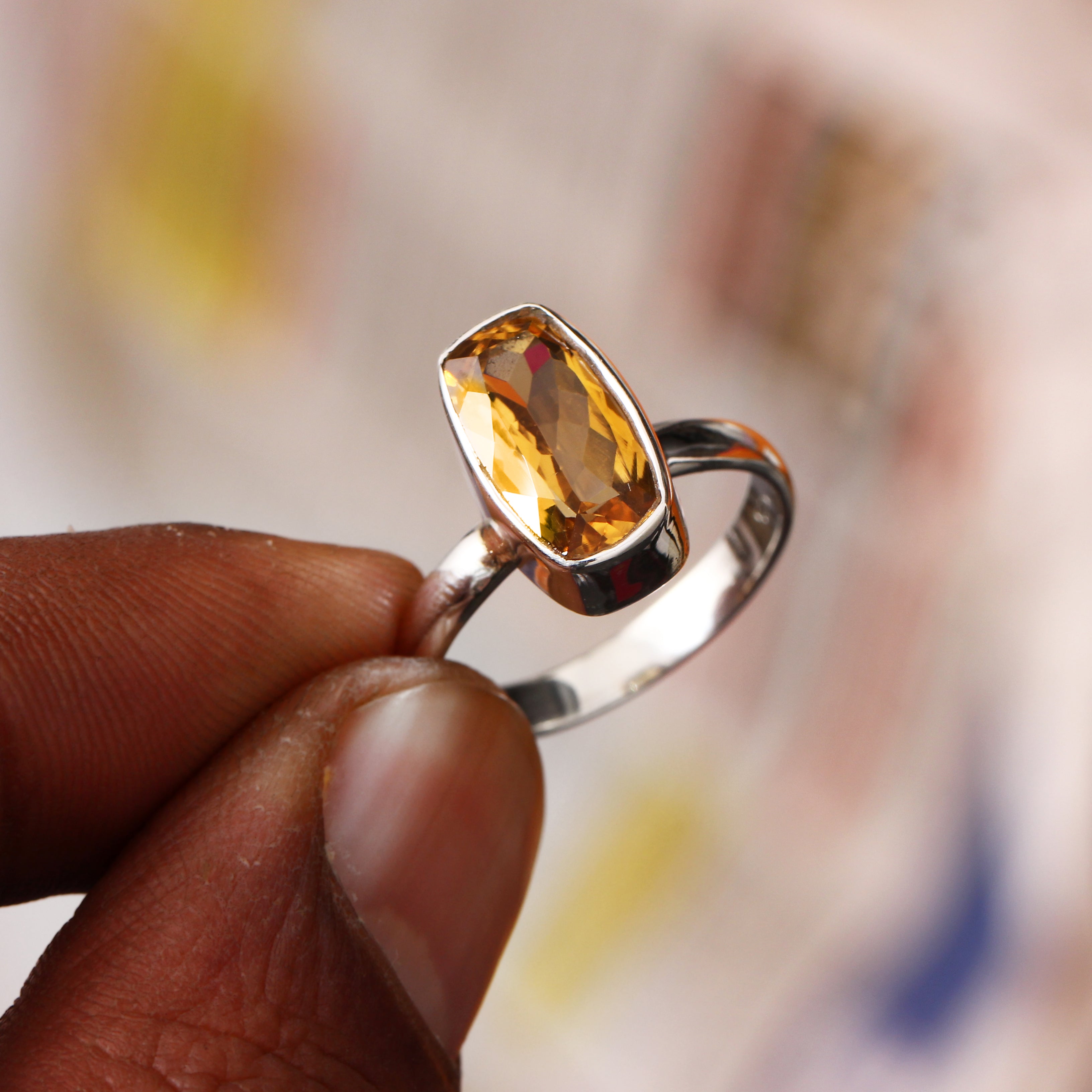 Yellow Topaz Ring - Pure Astrology