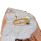 Copper Turquoise 925 Gold Plated Ring GemsRush
